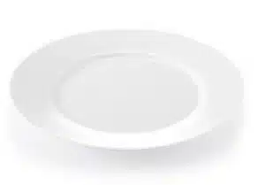 Talíř dezertní porcelánový Ø 20 cm připravený k pronájmu pro svatby a rauty