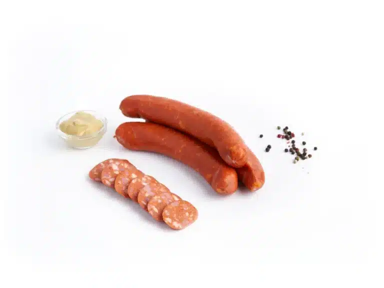 Klobása papriková – vakuově balená uzená klobása s výraznou paprikovou chutí pro profesionální catering