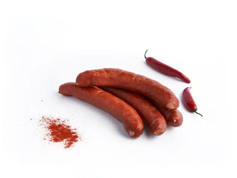 Chilli klobása – vakuově balená pikantní klobása s chilli pro grilování a rauty