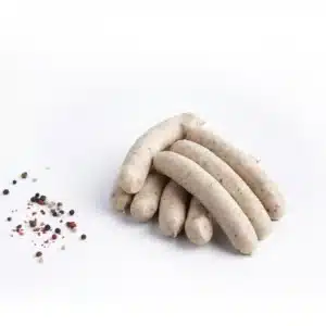 Klobása mnichovská 1 kg – tradiční uzená klobása připravená k okamžitému prodeji