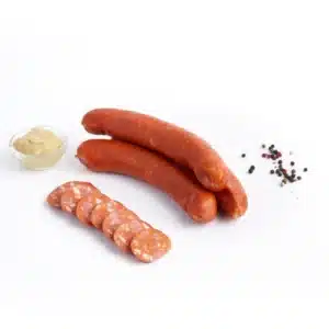 Klobása papriková – vakuově balená uzená klobása s výraznou paprikovou chutí pro profesionální catering